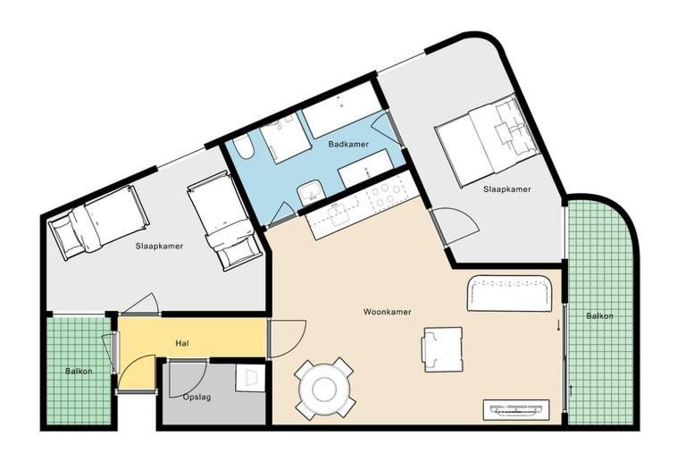 Stijlvol Appartement Op Strand Makkum Extérieur photo